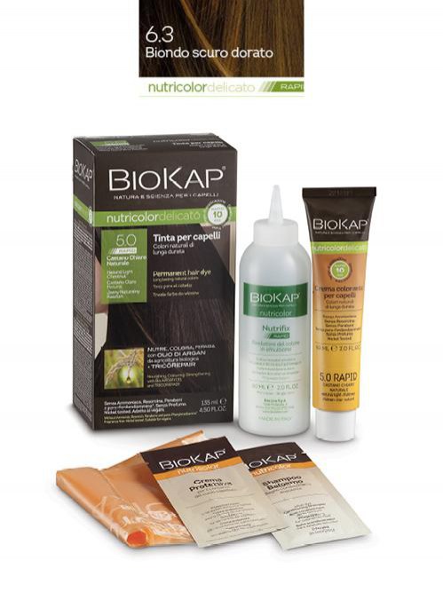 BioKap Nutricolor Delicato Rapid  Tinta 6.3 Biondo scuro dorato