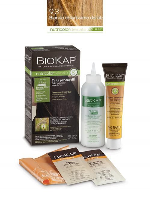 BioKap Nutricolor Delicato Rapid  Tinta 9.3 Biondo chiarissmo dorato
