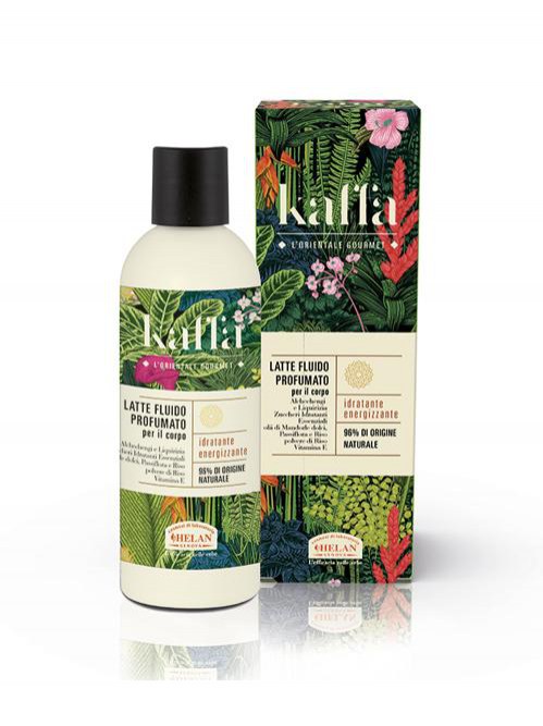 KAFFA Latte Fluido Profumato Idratante Energizzante per il corpo 200mL