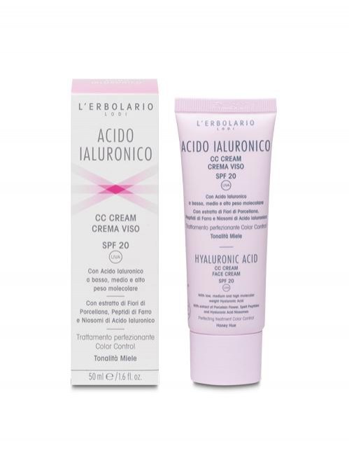 Acido Ialuronico CC Cream - Tonalità Miele SPF20 50 ml