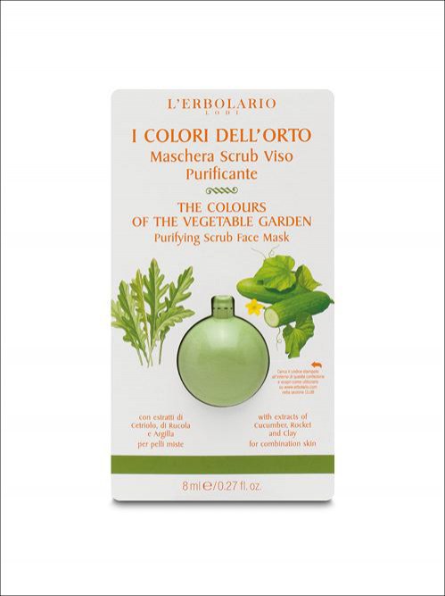 I Colori dell'Orto - Verde - Maschera Scrub Viso Purificante 8 ml