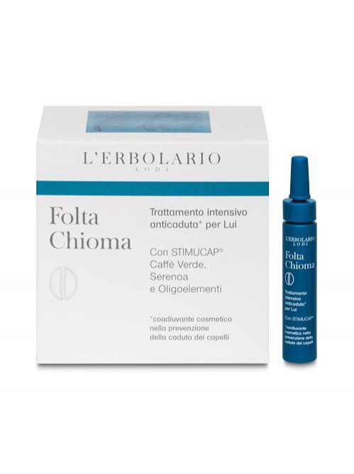 Folta chioma Trattamento intensivo anticaduta per Lui confezione da 12 fiale monodose da 6 ml