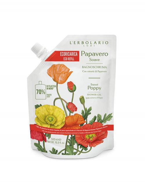 Papavero Soave Bagnoschiuma Ricarica 500 ml