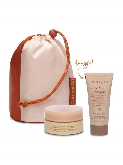 Beauty Argan Viso: Crema viso Trattamento intensivo 50 ml e in Omaggio Crema detergente Viso 50 ml